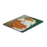 Carolines Treasures MH1045MP Japanese Chin Best Friends Mouse Pad Hot Pad or Trivet Large multicolor