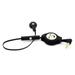 Retractable Headset MONO Handsfree Earphone Mic Single Earbud Headphone N4X for ZTE Max XL Grand X4 X3 X Max 2 + ZMax Champ Blade Z Max X MAX Imperial Max Spark View Duo LTE 3 2S