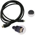 UPBRIGHT NEW Micro HDMI HDTV HD TV Audio Video AV A/V Cable Cord Lead For Tesco Hudl Tablet PC CONNECT TO HD LCD LED TV PORT 480i 480p 720i 720p 1080i 1080p