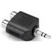 Hosa Technology GRM-193 Adaptor - Dual RCA to 3.5 mm TRS