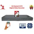 Evertech 32 Channel H.265 DVR with 4TB Hard Drive for Recording HD Surveillance Video Recorder for Security Camera Easy Remote Access