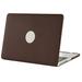 Mosiso MacBook Pro 13 Retina Case Ultra Slim PU Leather Hard Shell Cover for MacBook Pro 13.3 Retina A1502 / A1425 Brown
