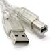 10ft USB Cable for: Canon Pixma MX882 Wireless Office All-in-One Inkjet Printer Silver