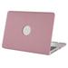 Mosiso MacBook Pro 13 Retina Case Ultra Slim PU Leather Hard Shell Cover for MacBook Pro 13.3 Retina A1502 / A1425 Pink