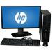 Used HP 6200 SFF Desktop PC with Intel Core i3-2100 Processor 4GB Memory 22 LCD Monitor 250GB Hard Drive and Windows 10 Home