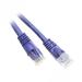 C&E 6 Inch cat6 AWG24 Snagless Molded Boot Ethernet Patch Cable Purple