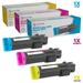 LD Compatible Toner Cartridge Replacement for Xerox Phaser 6510 & WorkCentre 6515 High Yield (Cyan Magenta Yellow 3-Pack)
