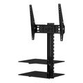 ESL422B-T - Wall mount with 2 Shelves for TVs up to 47 Black