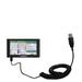 Coiled Power Hot Sync USB Cable suitable for the Garmin DriveSmart 51 / 61 with both data and charge features - Uses Gomadic TipExchange Technology