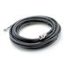 BNC Cable Made in the USA Black RG6 HD-SDI and SDI Cable (with two male BNC Connections) - 75 Ohm Professional Grade Low Loss Cable- 100 feet (100 )