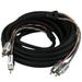 DS18 20Ft RCA Stereo Audio Cable 2 RCA Male to 2 RCA Male Dual Twist Wire Hqrca