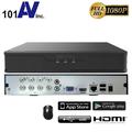 101AV 8 Channels DVR 2TB Hard Drive 4MP/1080P H.265/H.264 Digital Video Recorder No Built-in PoE Ports & WiFi HDMI/VGA Mobile APPs for Home/Office IP Cameras