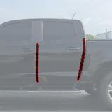 Red Hound Auto Door Edge Lip Guards Compatible with Chevrolet GMC Colorado Canyon Crew Cab 2015 2016 2017 2018 2019 4pc 4 Door Clear Paint Protector Film Not Universal Pre-Cut Custom Fit