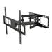 PROMOUNTS Articulating Full Motion Tilt Swivel TV Wall Mount for 37 to 92 inch Flat and Curved TVs Hold up to 88 lbs Max VESA 600x400mm