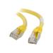 C2G 00871 C2G 15ft Cat6 Snagless Shielded (STP) Network Patch Cable - Yellow - Category 6 for Network Device - Patch Cable - 15 ft - 1 x RJ-45 Male Network - 1 x RJ-45 Male Network - Gold Plated