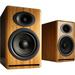 Audioengine P4 125W Passive Bookshelf Speakers - Bamboo New