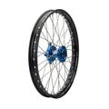 Tusk Impact Complete Wheel - Front 21 x 1.60 Black Rim/Silver Spoke/Blue Hub For KTM 350 SX-F 2011-2022
