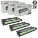 LD Products Compatible Replacements for Xerox Phaser 113R00726 Set of 3 High Capacity Black Laser Toner Cartridge