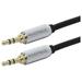 Monoprice 10 Gold Plated 3.5mm Stereo Male to Male Cable For Mobile Black 109766