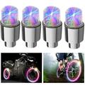 LNKOO N/ LED Wheel Lights Bike Tire Valve Stem Neon Light Bulb for Car Motorcycle Wheel Tyre Valve Dust Cap Safety Waterproof Spoke Flash Lights Car Valve Stems Caps Accessories Bulb