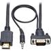 15 ft. HDMI to VGA Adapter Cable