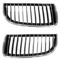 For 06 07 08 3-Series 4-Door Sedan Front Grille Grill Assembly Chrome SET PAIR