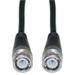 BNC RG58 AU Coaxial Cable Black BNC Male Copper Stranded Center Conductor 100 foot