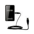 Classic Straight USB Cable suitable for the Cricket Crosswave WiFi Hotspot with Power Hot Sync and Charge Capabilities - Uses Gomadic TipExchange Tech