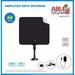 Able Signal AMPLIFIED INDOOR THIN FLAT HDTV TV ANTENNA 40 MILES 5dB GAIN VHF UHF WITH STAND