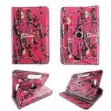 Camo Real girls hunt folio tablet Case for Dell Venue Pro 8 inch android tablet cases 8 inch Slim fit standing protective rotating universal PU leather standing cover