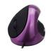 Optical Vertical Mouse Ergonomic Wired Mouse USB Mice 5 Button for PC Laptop(Purple)