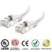 Huetronâ„¢ Cat 5e Ethernet Snagless RJ45 Patch Computer LAN Network Cord Cable (6 ft/WHITE))
