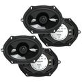 2 Pairs of Rockford Fosgate P1572 5x7 Punch Series 2-Way Coaxial Car Speakers