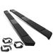 For 2007 to 2021 Toyota Tundra Crew Cab Pair 5.5 Coated Stainless Steel Side Step Nerf Bar Running Boards 11 12 13 14 15 16 17