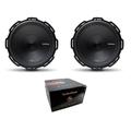 Pair of Rockford Fosgate 15 Punch 1600W Dual 2 Ohm Voice Coil SubWoofer P2D2-15 New