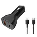 USB C Truck Car Charger UrbanX 63W Fast USB Car Charger PD3.0 & QC4.0 Dual Port Car Adapter with LED Display and 100W USB C Cable for Meizu 16X