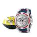 Invicta NFL New England Patriots Swiss Ronda Z60 Caliber Men's Watch - 53mm Steel Blue Red (30243)