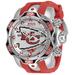 Invicta NFL Kansas City Chiefs Swiss Ronda Z60 Caliber Men's Watch - 52.5mm Steel Red (33077)