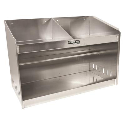 Extreme Max Delu x e Dual Aluminum Helmet Bay Shelf Holder Storage Cabinet Organizer 5001.6056