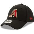 New Era MLB Arizona Diamondbacks 39THIRTY Team Classic Stretch Fit Hat, Black Cap, Black, M/L