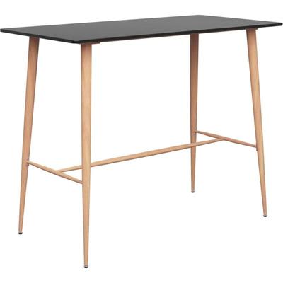 Bartisch Schwarz 120x60x105 cm Vidaxl Image