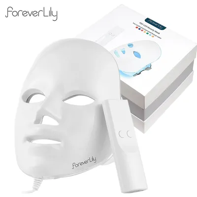 Foreverlily-Coffret cadeau de masque facial LED thérapie photonique éclaircissant le visage