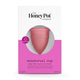 The Honey Pot Company Silicone Menstrual Cup BPA Free Size 1 for Light-Medium flow 1ct