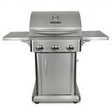 Chef s Grill 24 3-Burner Stainless Steel Patio Liquid-Propane Gas Grill