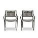 Ridgecrest Traditional Outdoor Aluminum Dining Chair (Set of 2)