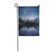 LADDKE Night Sky Stars and The Milky Way Over Mountain Lake Collage of Two Frames Garden Flag Decorative Flag House Banner 12x18 inch