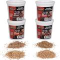 Oak Cherry Hickory and Alder Wood Smoking Chips- 4 Pints - Wood Smoker Shavings Value Pack- Resealable Pints of Extra Fine Cut Sawdust - Perfect for Smoking Guns Smokers Smoke Boxes (0.473176 L)