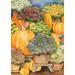 Toland Home Garden Pumpkins & Mums Fall Flag Double Sided 28x40 Inch