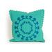 Liora Manne Lace Spiral 20-inch Throw Pillow Blue