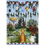 Toland Home Garden Cats Garden Kitten Cat Flag Double Sided 12x18 Inch